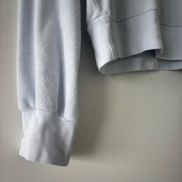 Rails Ramona Sweater Sky Blue Dip Dye Yellow Gradient Pastel Breezy Long Sleeve - Picture 7 of 11